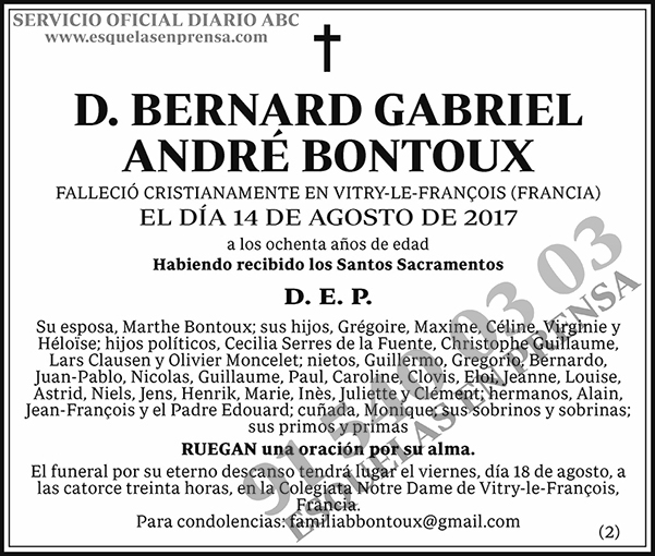 Bernard Gabriel André Bontoux